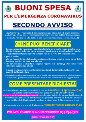 Comunicaz2 buoni spesa