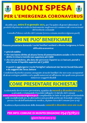 Comunicaz 4 buoni spesa