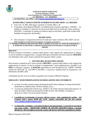 borse studio 20222023